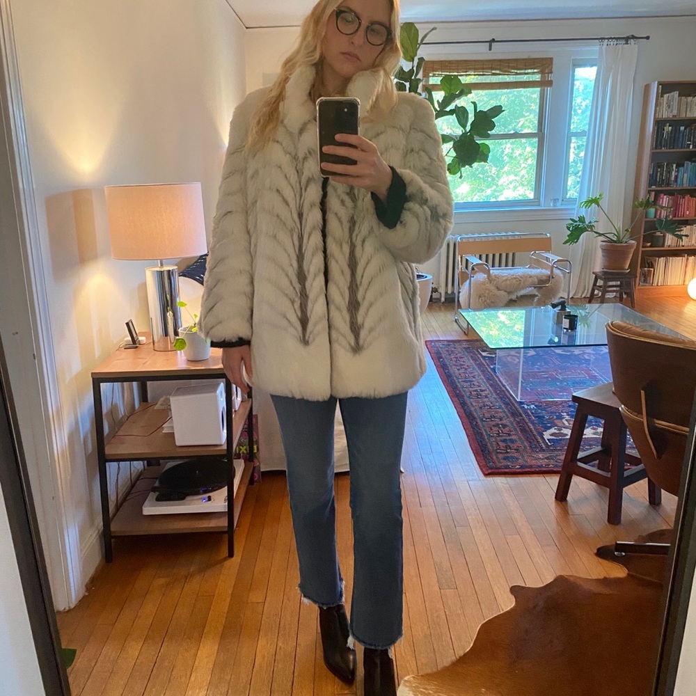 Vintage faux fur coat